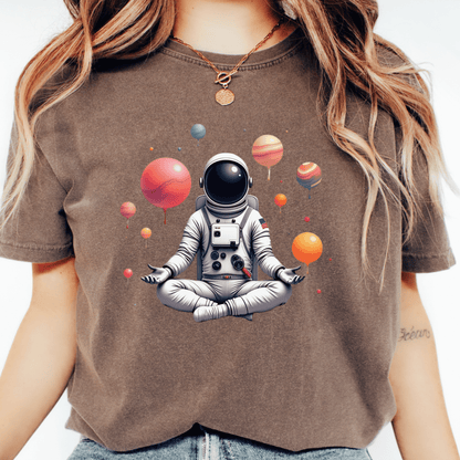 Meditating Astronaut T-shirt