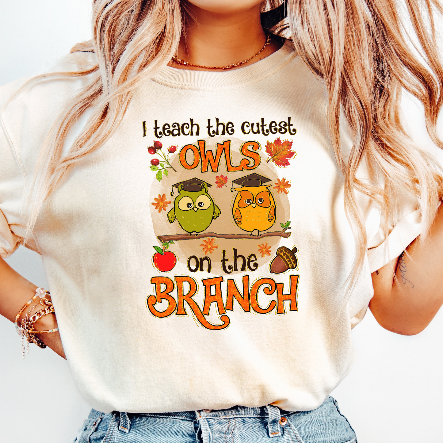 Cute Owls Teacher T-shirt