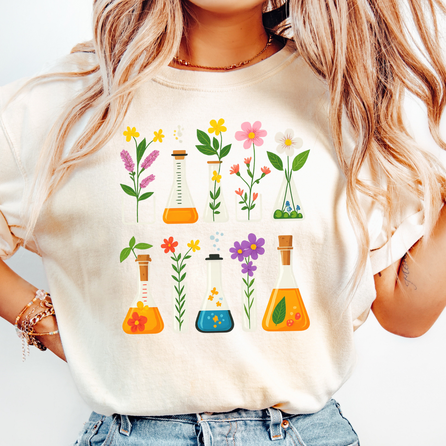 Floral Chemistry T-shirt