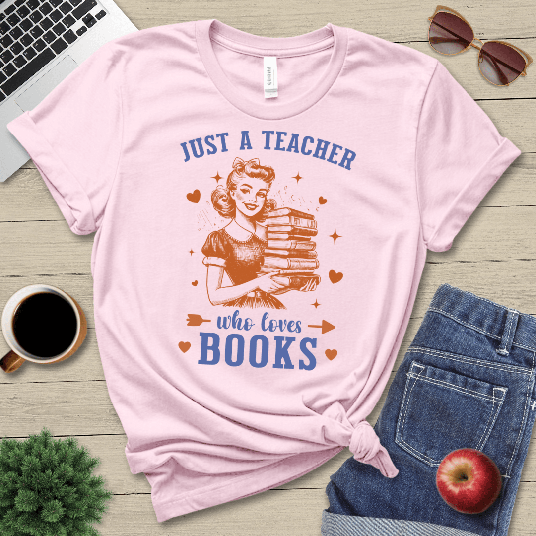 Teacher Who Loves Books T-Shirt