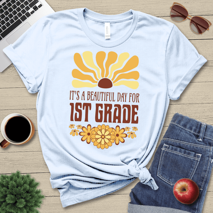 Beautiful Day First Grade T-Shirt