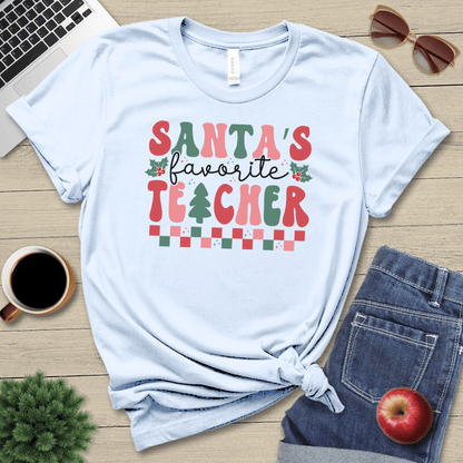 Santa's Favorite Teacher T-Shirt