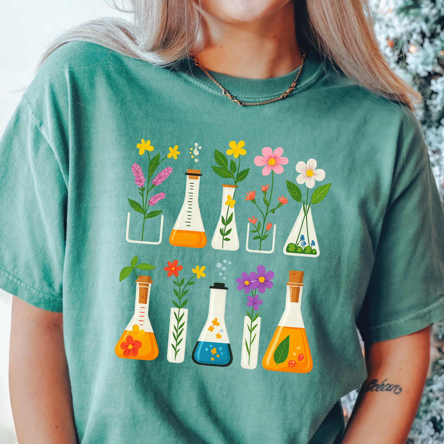 Floral Chemistry T-shirt