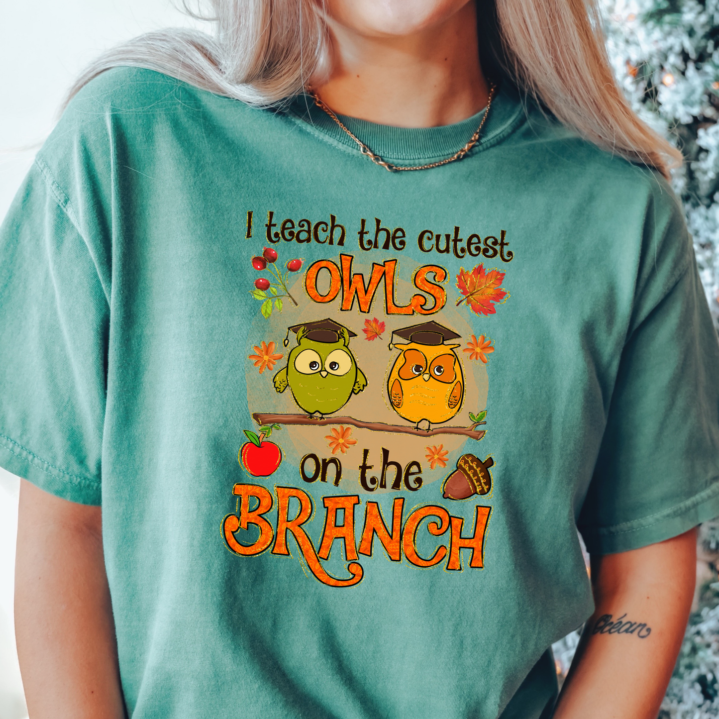 Cute Owls Teacher T-shirt