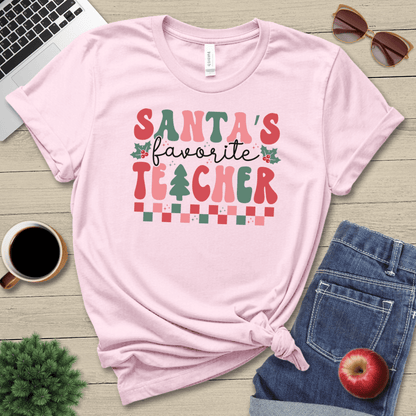 Santa's Favorite Teacher T-Shirt