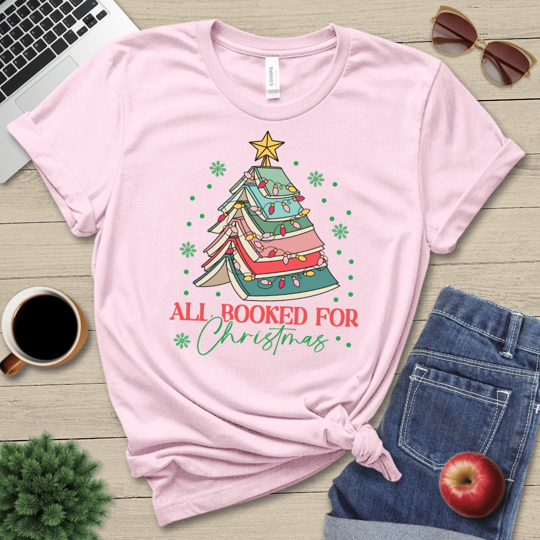 Booked For Christmas T-Shirt