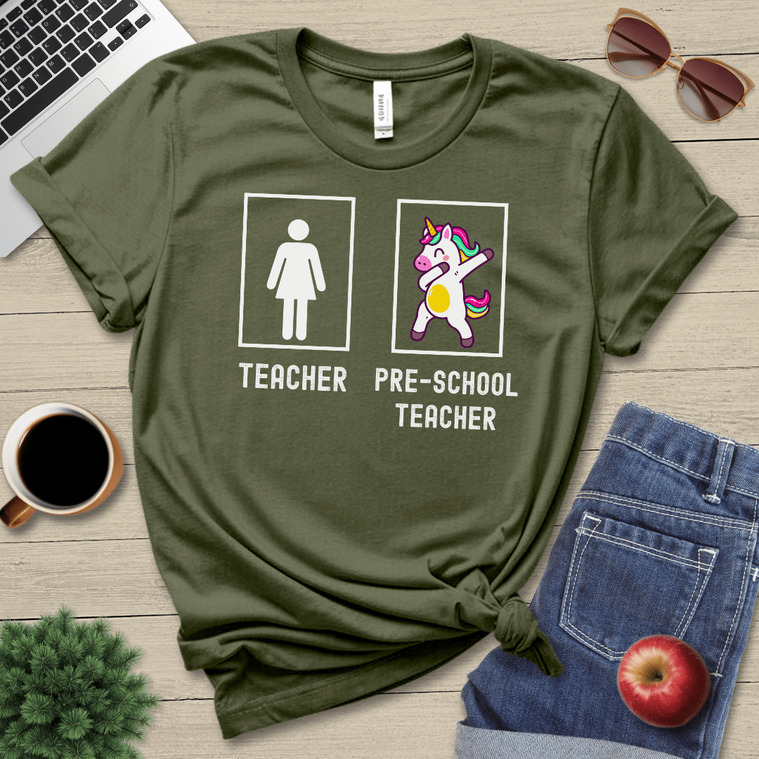 Unicorn Pre-School Teacher T-Shirt