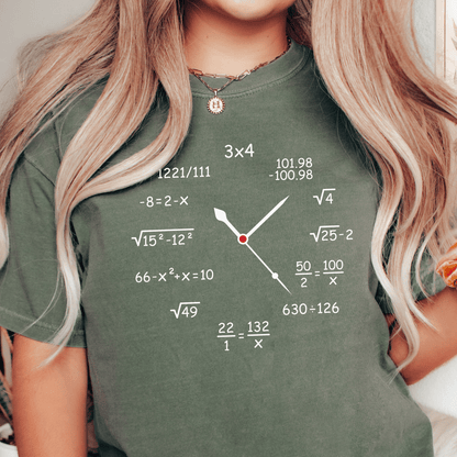 Math Clock T-shirt