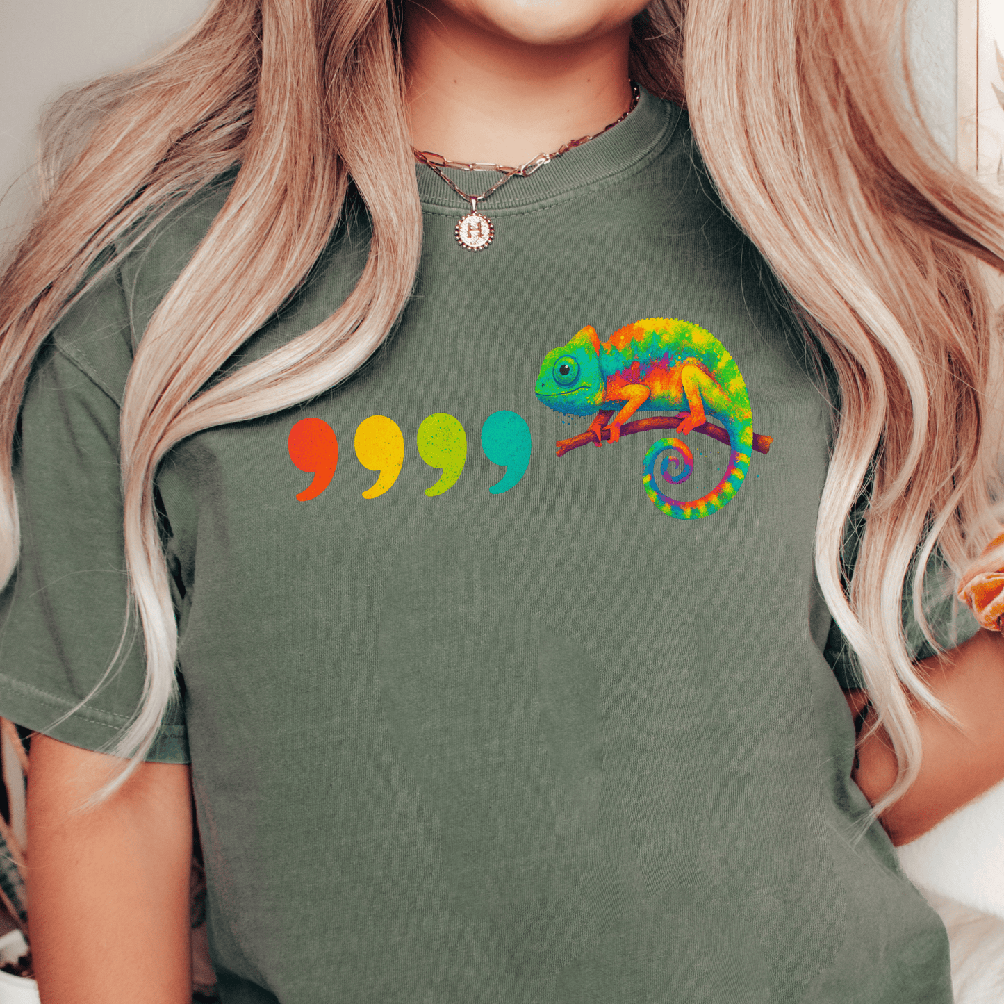 Colorful Chameleon T-shirt