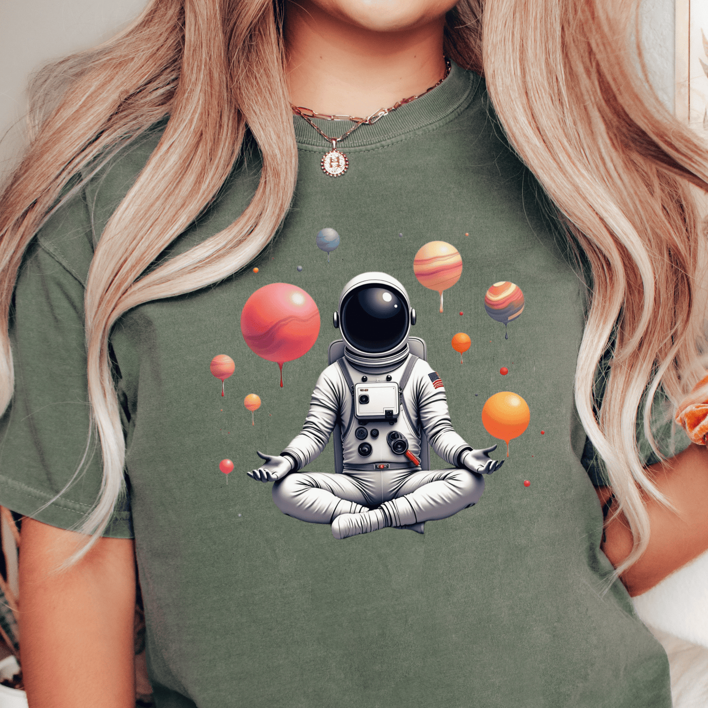 Meditating Astronaut T-shirt