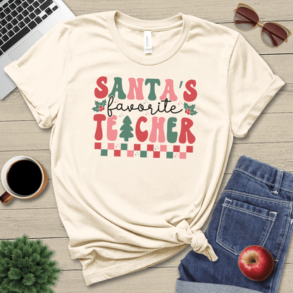 Santa's Favorite Teacher T-Shirt