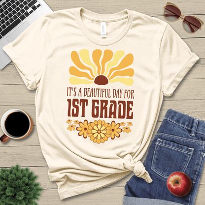 Beautiful Day First Grade T-Shirt