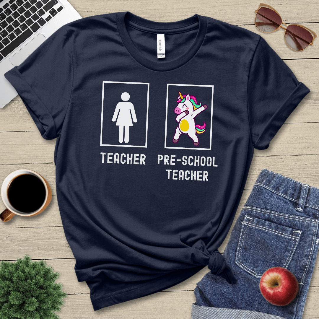 Unicorn Pre-School Teacher T-Shirt