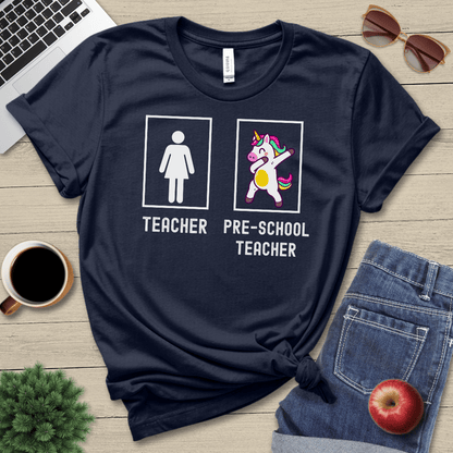 Unicorn Pre-School Teacher T-Shirt