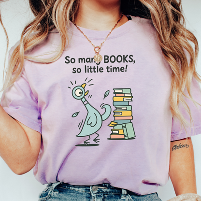 Book Lover Pigeon T-shirt