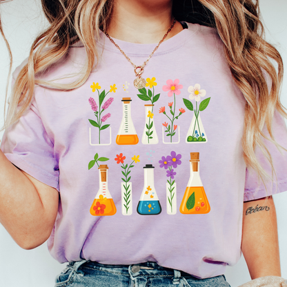 Floral Chemistry T-shirt