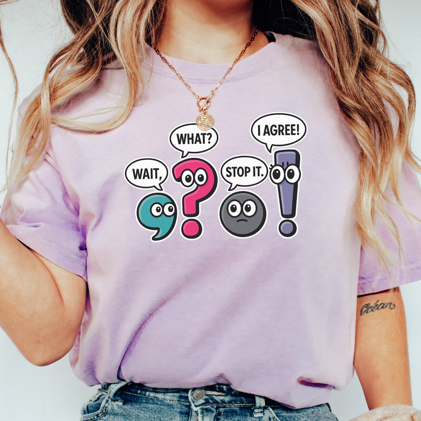 Punctuation Friends T-shirt