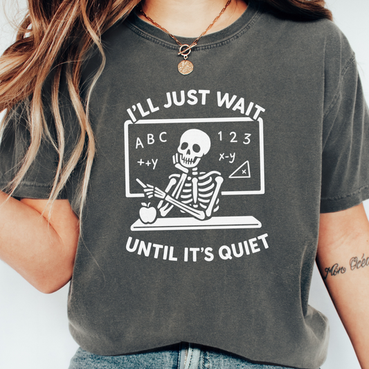 Skeleton Teacher T-shirt