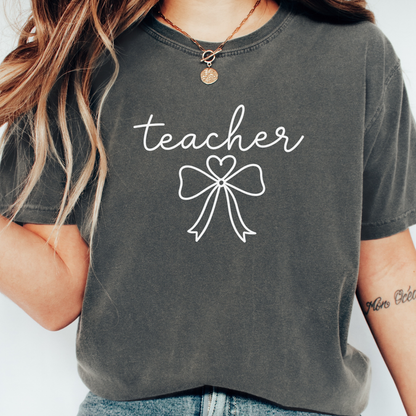 Teacher Bow T-shirt