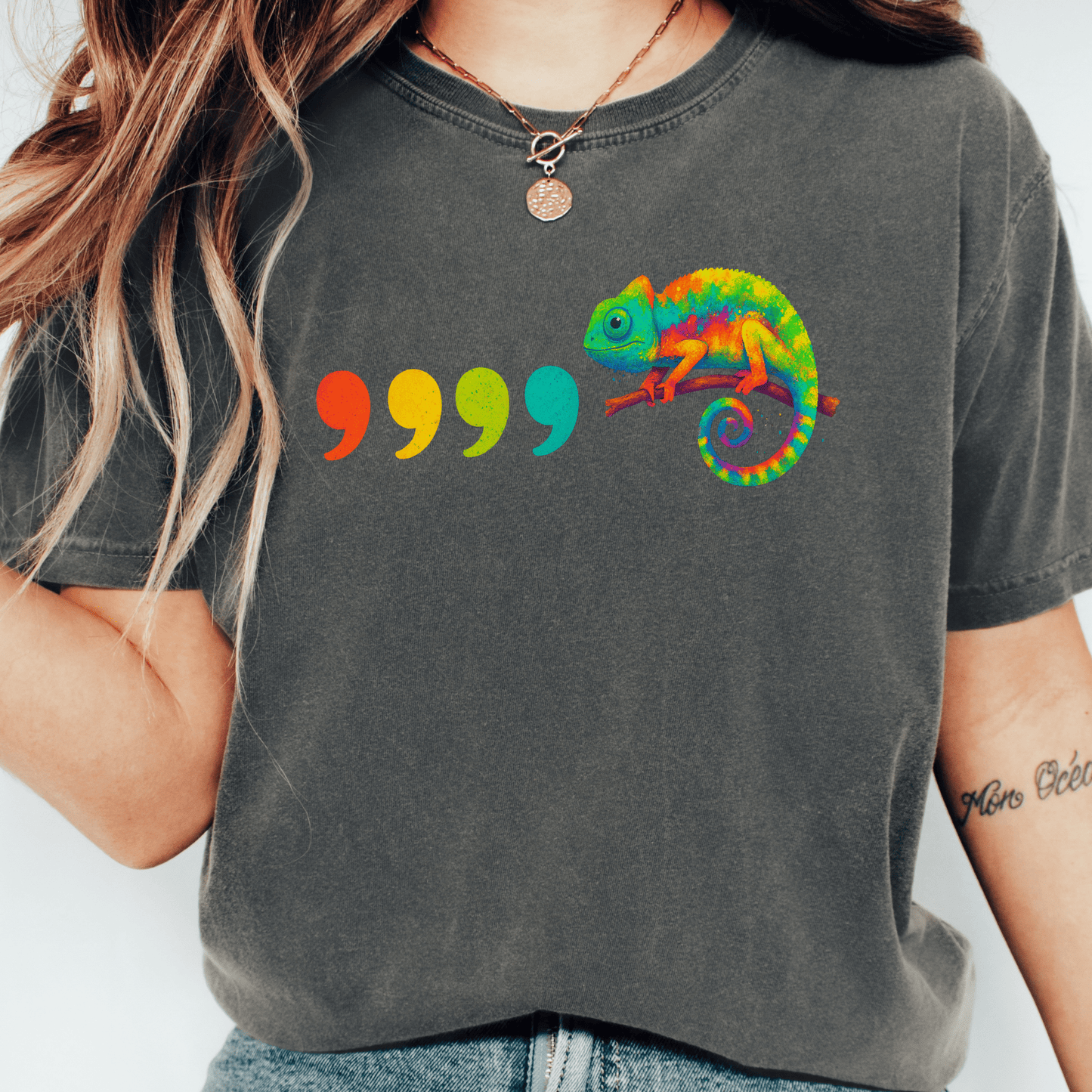 Colorful Chameleon T-shirt