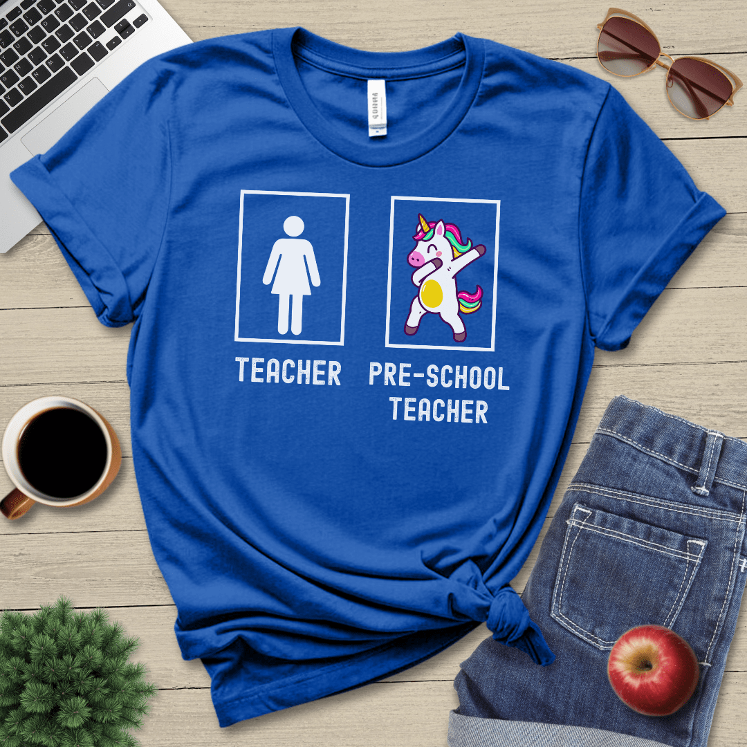 Unicorn Pre-School Teacher T-Shirt