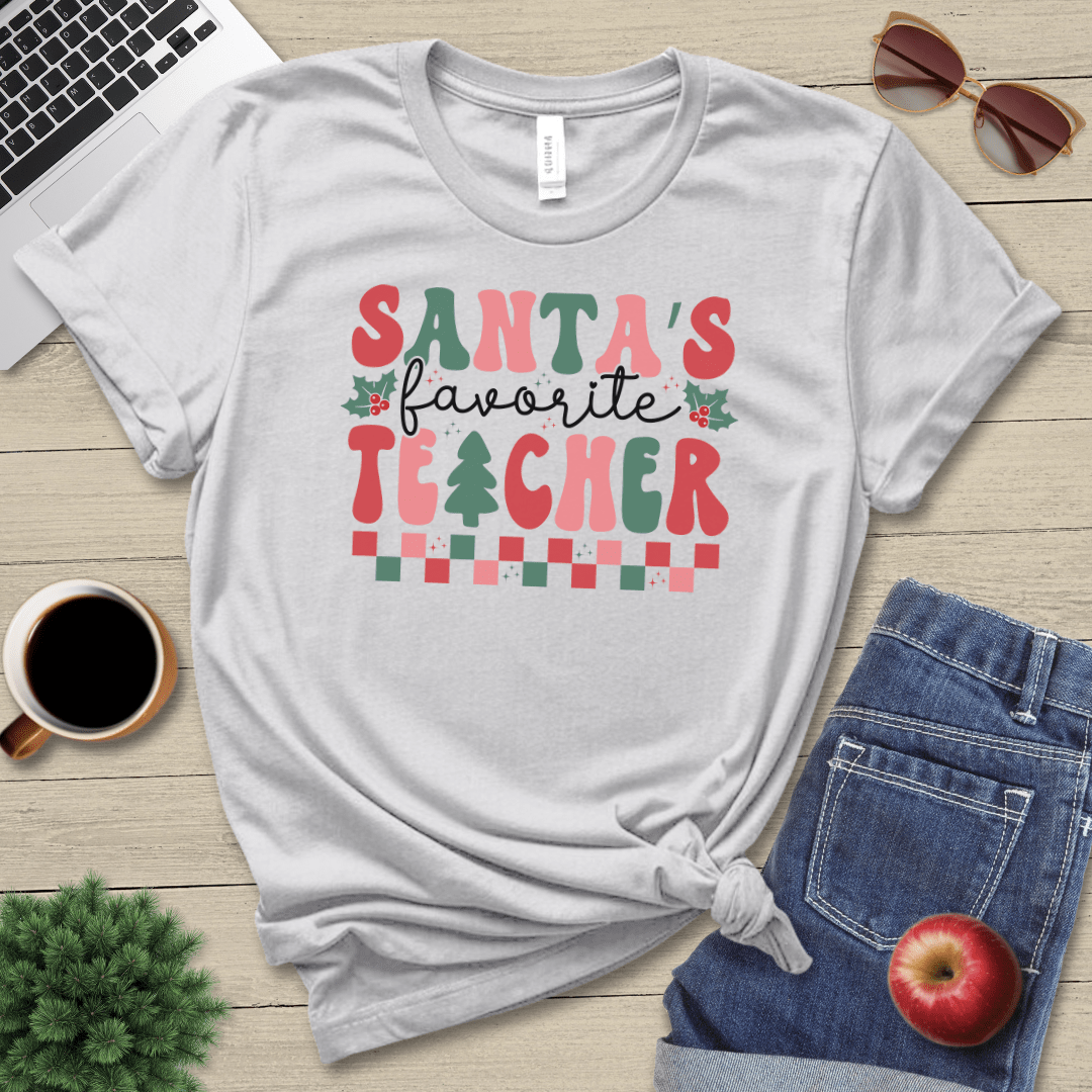 Santa's Favorite Teacher T-Shirt