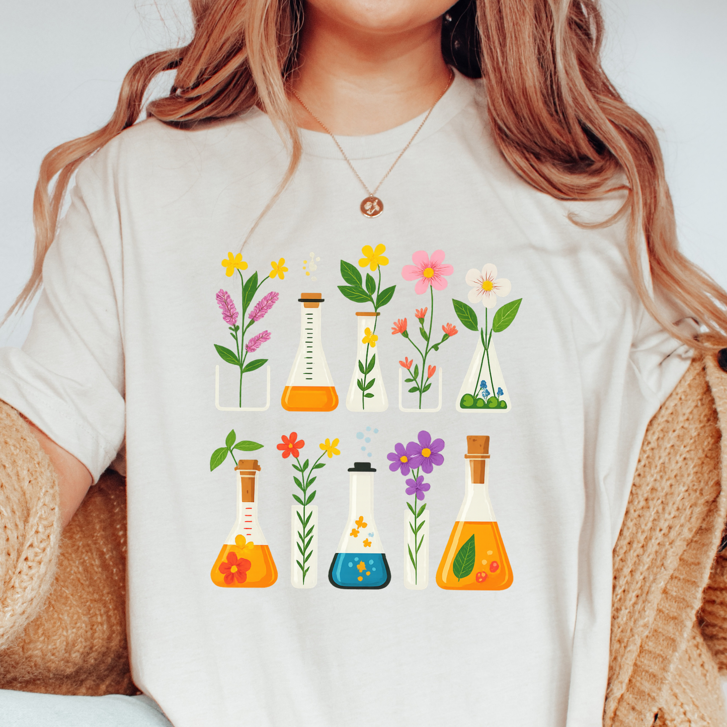Floral Chemistry T-shirt