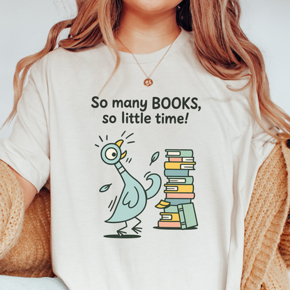 Book Lover Pigeon T-shirt